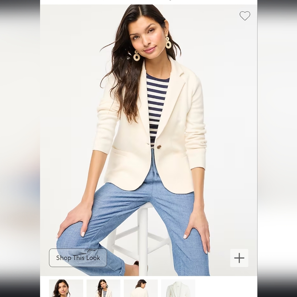 JCrew School boy Sweater Blazer